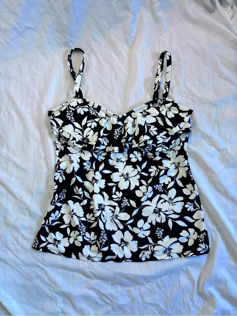 Island Escape Tropical Swim Tank Top